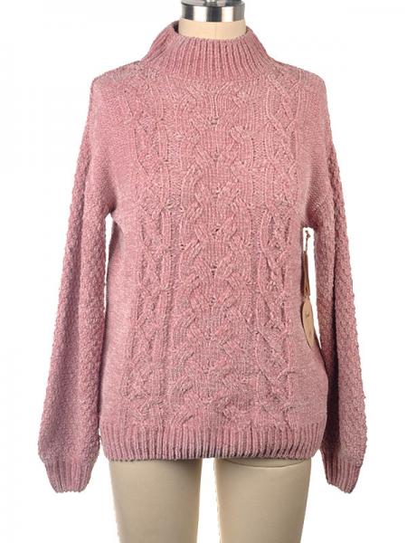 LADIES' CABLE PULLOVER