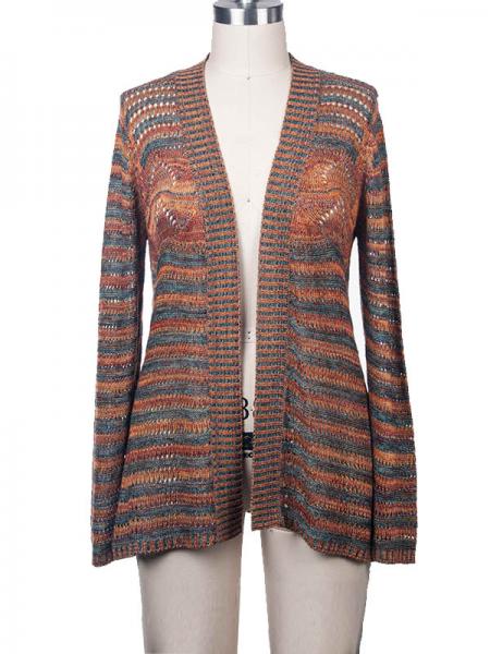 LADIES' COLORFUL CARDIGAN