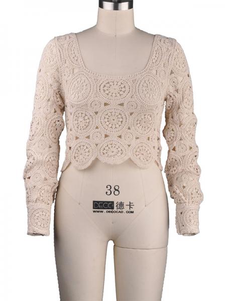 LADIES' EMBROIDERY PULLOVER