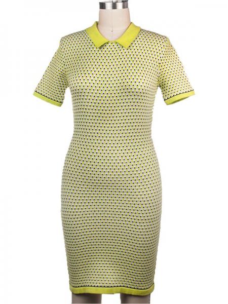 LADIES' JACQUARD DRESS