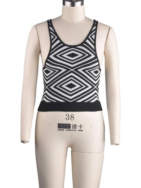 LADIES' JACQUARD VEST