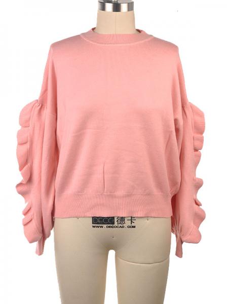 LADIES' PINK PULLOVER