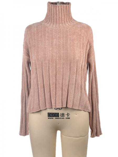 LADIES' RIB PULLOVER