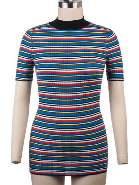 LADIES' STRIPE  DRESS